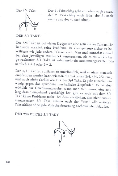 Nicht nur Dirigieren, auch Proben will gelernt sein