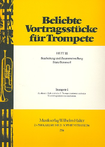 Beliebte Vortragsstücke Band 3