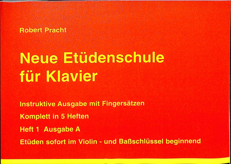 Neue Etüdenschule Band 1a