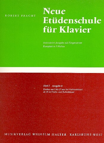 Neue Etüdenschule Band 1b