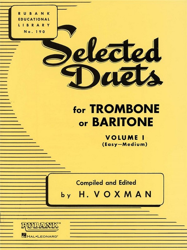 Selected Duets vol.1 for trombones (baritone)