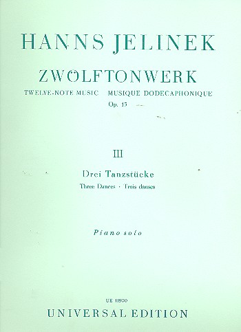 ZWOELFTONWERK OP.15 BAND 3