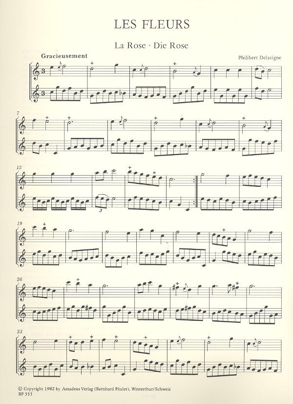 Les Fleurs op.4 Band 1