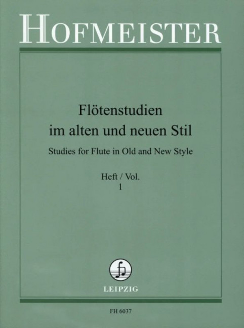 Flötenstudien im alten und neuen Stil Band 1