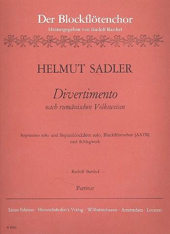 Divertimento nach rumänischen Volksweisen