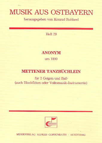 Mettener Tanzbüchlein