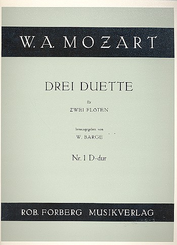 Duett D-Dur Nr.1 für 2 Flöten