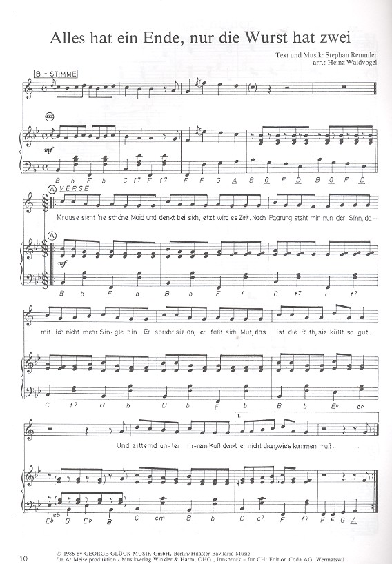 Lumpeliedli Band 2 für Akkordeon/