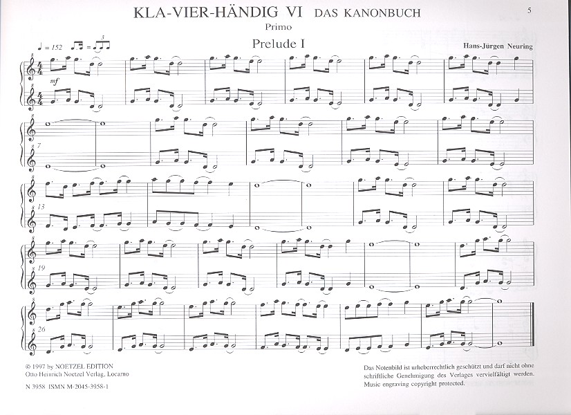 Kla-vier-händig Band 6