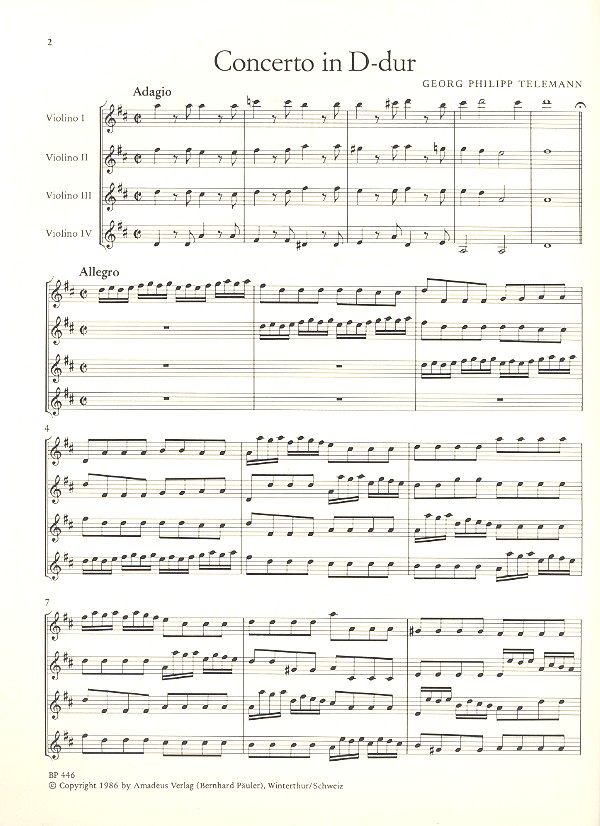 Concerto D-Dur