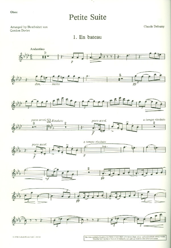 Petite Suite for wind quintet