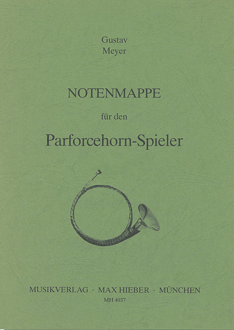 Notenmappe für den Parforcehornspieler