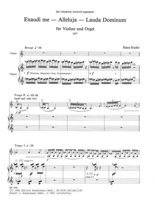 Exaudi me-alleluja-lauda dominum
