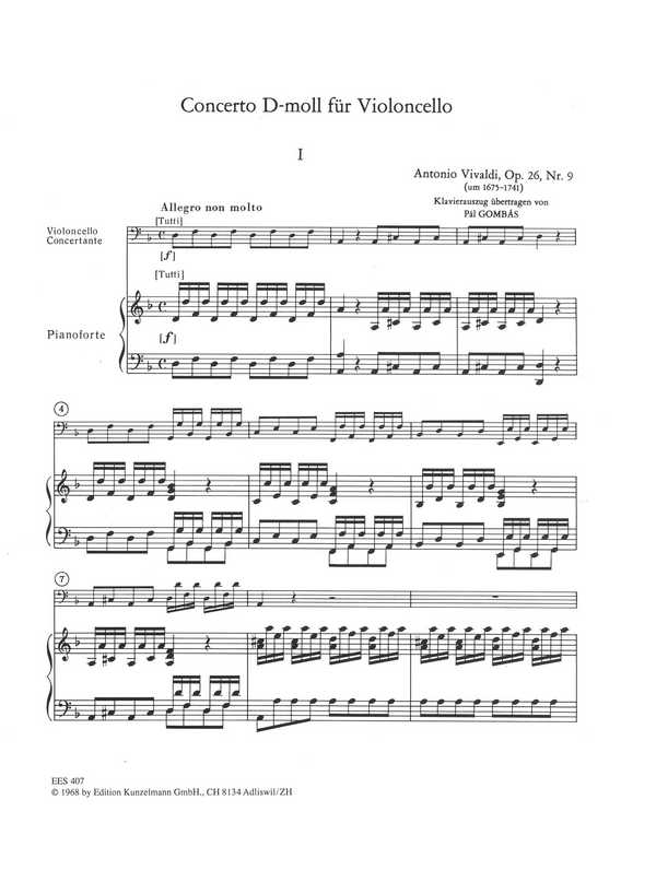 Konzert d-Moll op.26,9