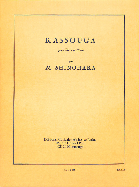 Kassouga pour flûte et piano