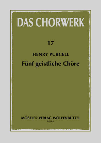 5 geistliche Chöre