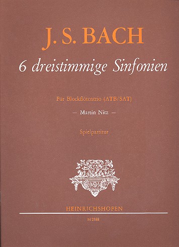 6 dreistimmige Sinfonien für