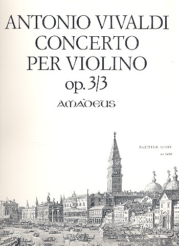 Konzert G-Dur op.3,3 PV96 für Violine
