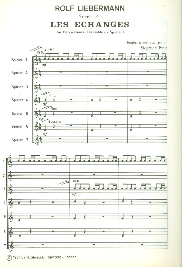 Symphonie les echanges