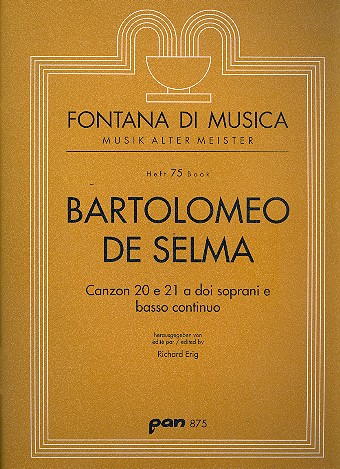 Canzon 20 e 21 a doi soprani e basso continuo