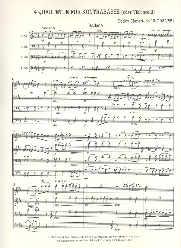 4 Quartette op.12