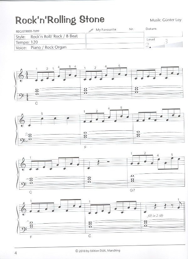 Modern Keyboard - Beiheft 2-3 zur Schule