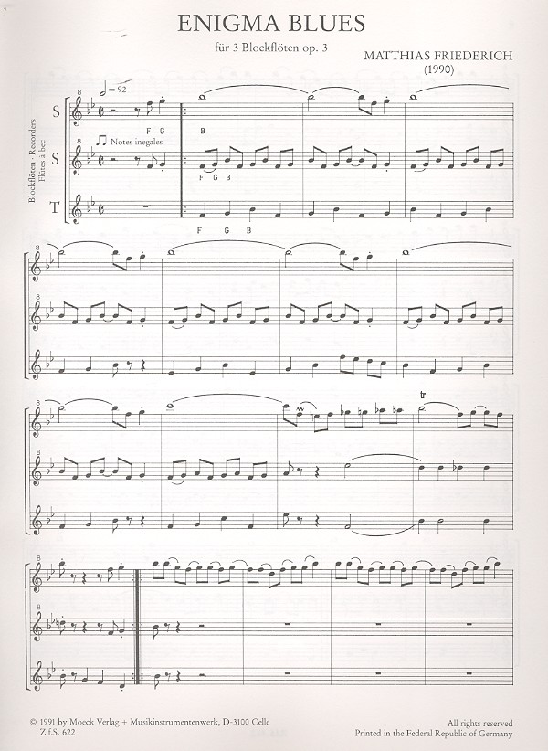 Enigma Blues op.3