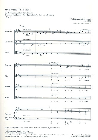 Ave verum corpus KV618