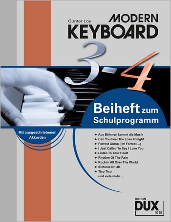 Modern Keyboard - Beiheft 3-4 zur Schule