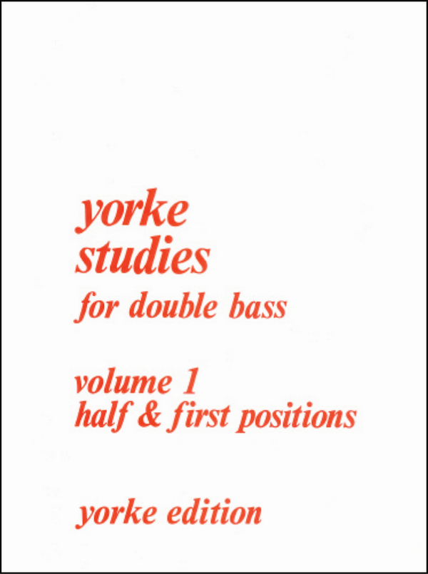 Yorke Studies for double bass vol.1