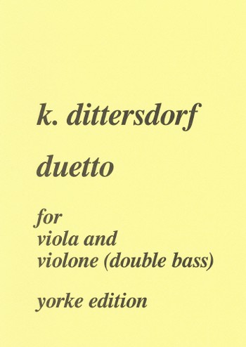 Duetto for viola and