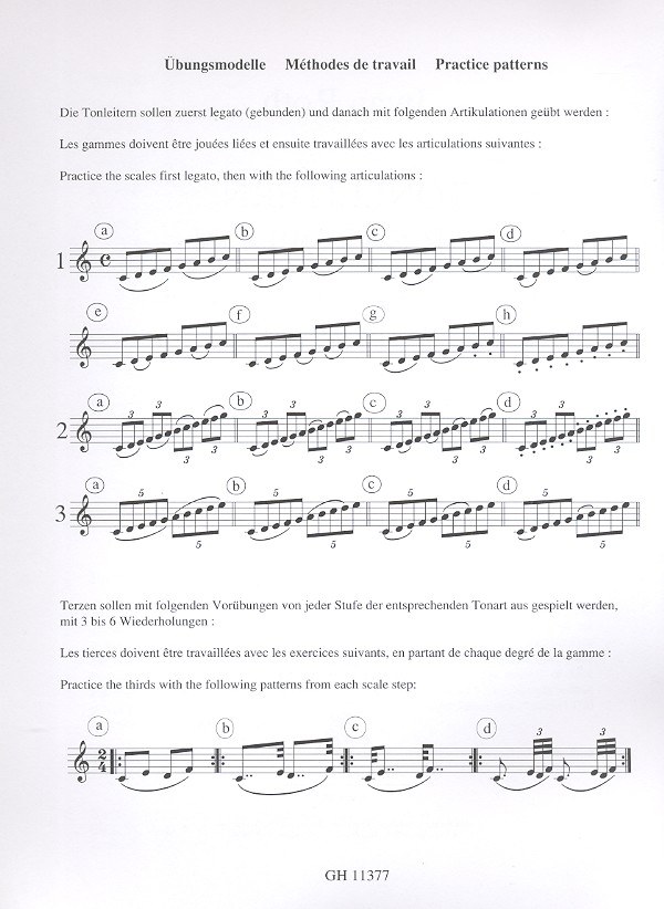 Tonleitern für Saxophon Band 1