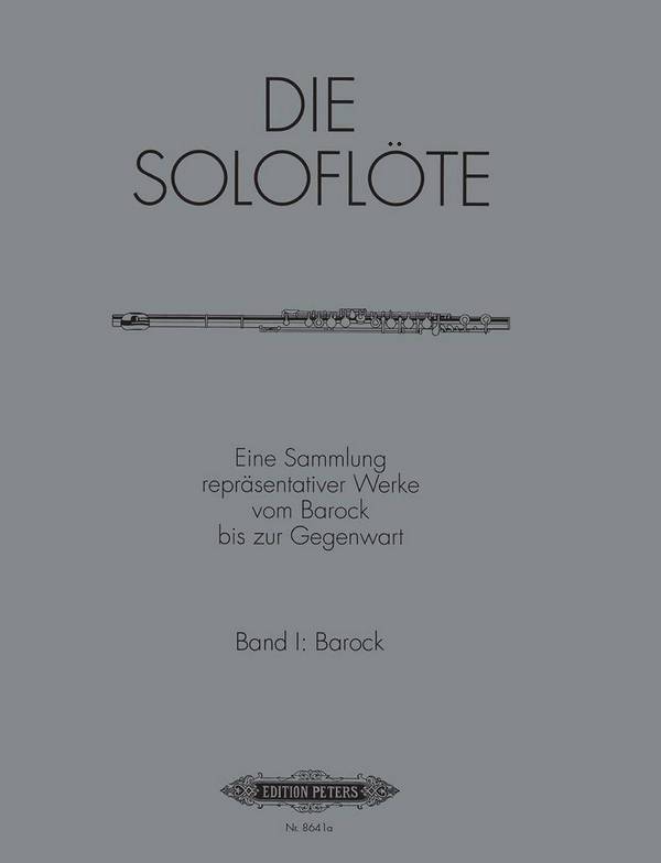 Die Soloflöte Band 1: Barock