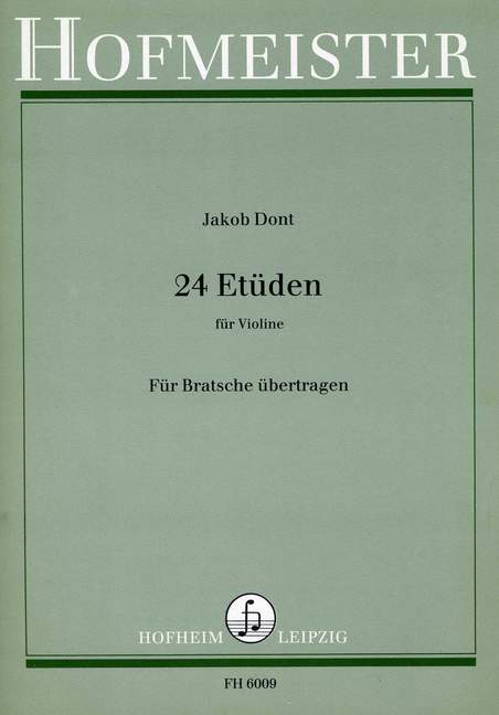 24 Etüden für Violine für