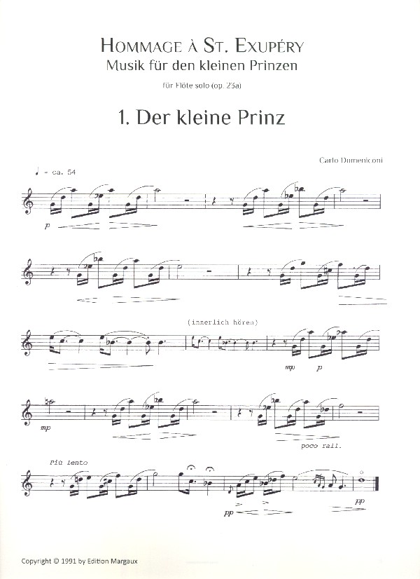 Musik für den kleinen Prinzen op.23a