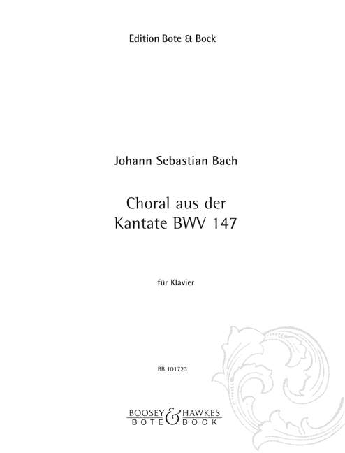 Choral aus der Kantate BWV147