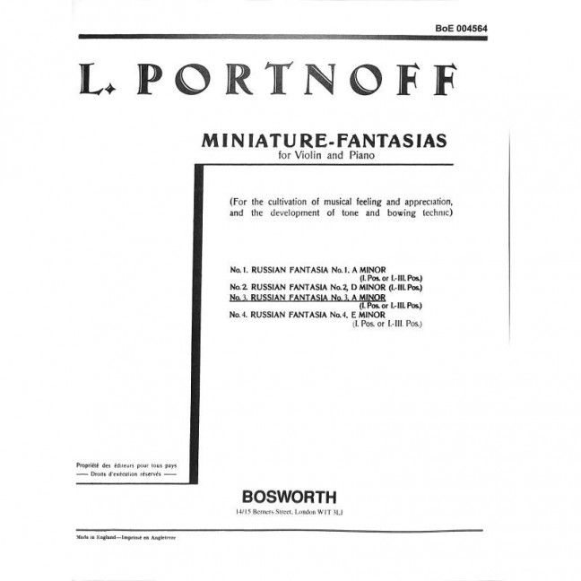 Russian Fantasia no.3 a minor