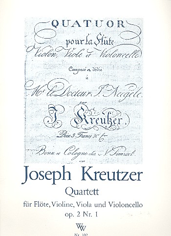 Quartett op.2,1 für Flöte, Violine,