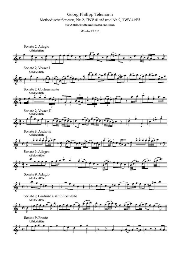 Methodische Sonaten Band 3