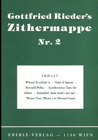Zithermappe Nr.2