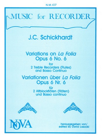 VARIATIONEN UEBER LA FOLLIA OP.6,6