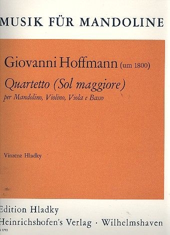 QUARTETTO SOL MAGGIORE PER MAN-