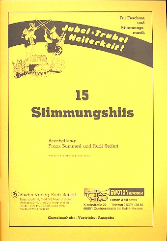 15 Stimmungshits für Akkordeon