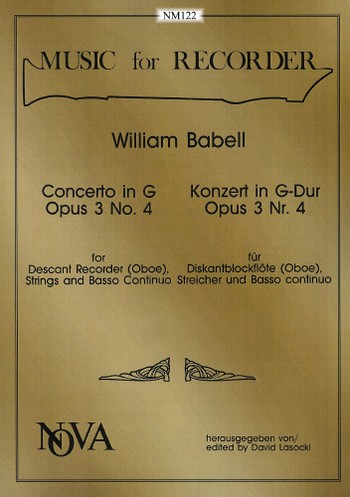 Konzert G-Dur op.3,4 für