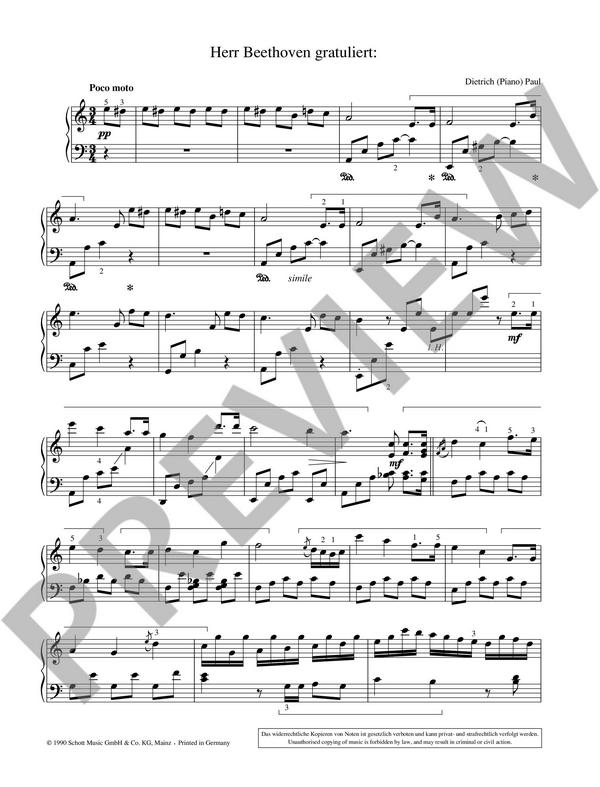 Beethoven, Ludwig van / Joplin, Scott: Happy Birthday Dear Eliza