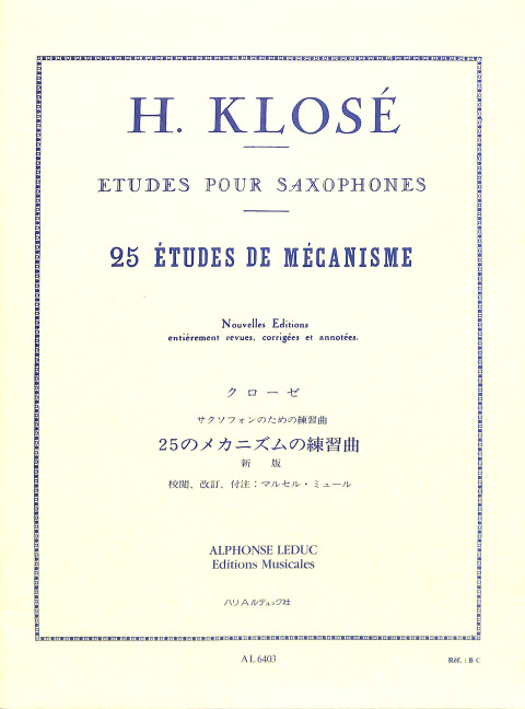 25 études de mecanisme