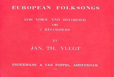European Folksongs for voice and
