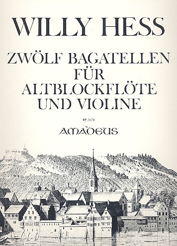 12 Bagatellen op.108 für Altblockflöte