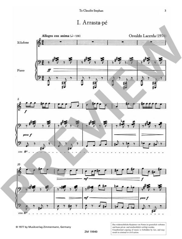 Suite für Xylophon und Klavier