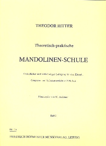 Theoretisch-praktische Mandolinenschule Band 1